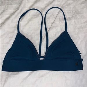 Hurley dark blue bikini top!